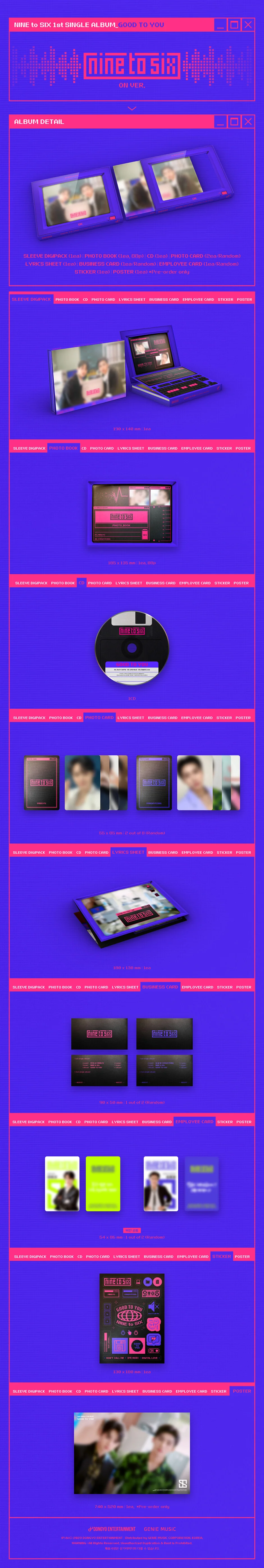 NINE to SIX - GOOD TO YOU - 1st Single Album - Image 3